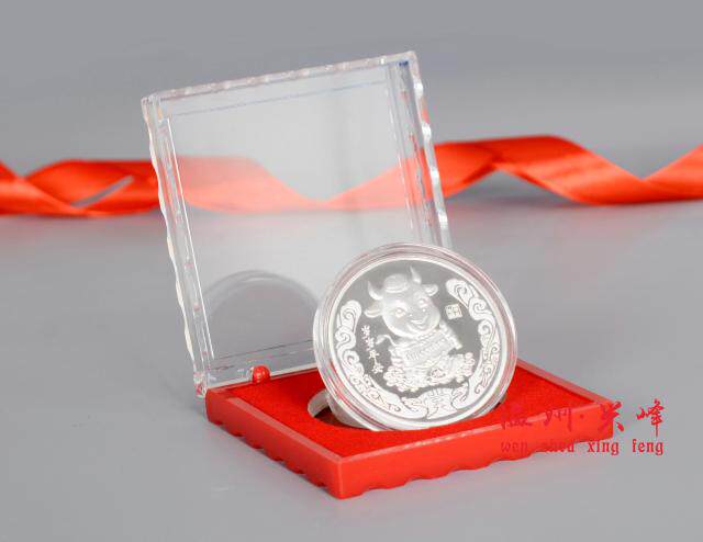 Year of the Ox Birth Commemorative Coins Baby Birth Commemorative Coins Birth Cards Zodiac Coins Hospital Supplies