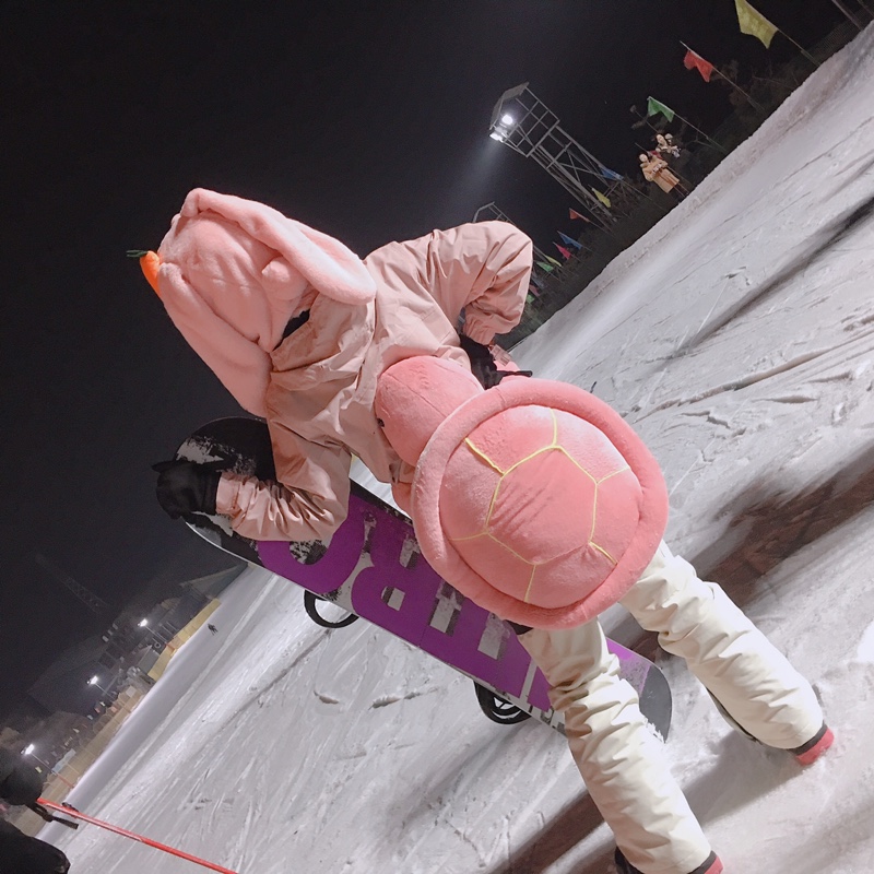 Cartoon ski anti-fall hip protector adult children men and women models skating turtle veneer protector knee protector parent-child models