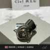 Vivienne Westwood Queen Mother Knight Ring 925 Silver Armor Joint Ring Men's and Women's NANA Same Style