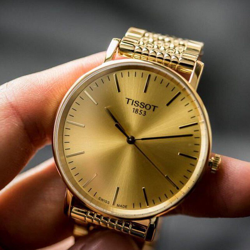 American Tissot Tissot Nouveau Riche Gold ultra-thin quartz men's watch T109 410 33 021 00