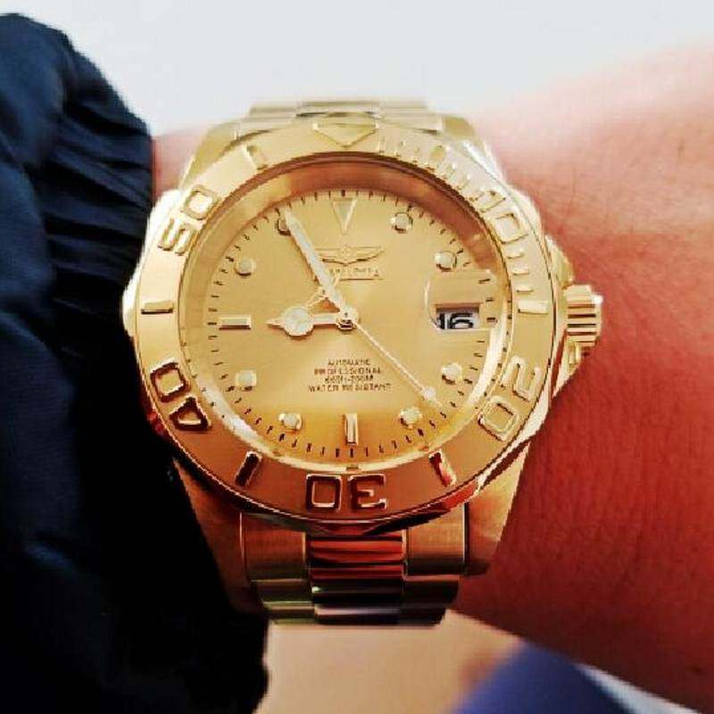 American Invicta Invicta 13929 fashion local tyrant gold diving ghost automatic mechanical men's watch