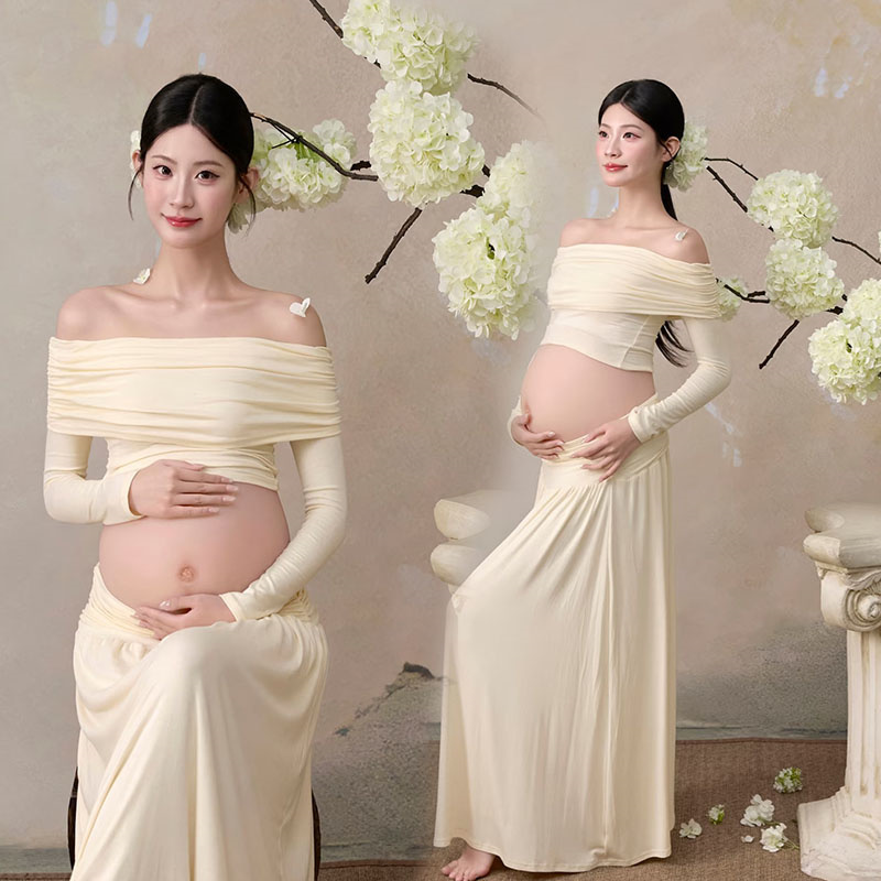 2025 Photo Studio Theme New Maternity Photo Outfits, Elegant and High-End Maternity Art Photoshoots