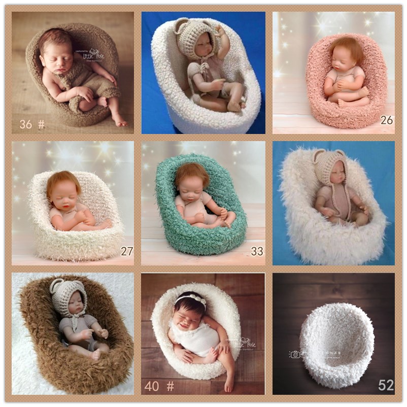 New full moon photography props 100 days baby photo sofa newborn baby photo studio auxiliary Korean chair