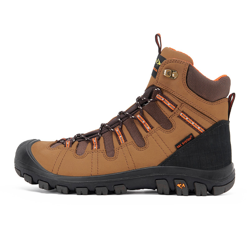 Sleader Dream Men's and Women's High-Top Outdoor Professional Hiking Shoes Genuine Leather Waterproof Breathable Non-Slip Wear-Resistant