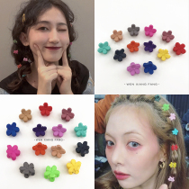 ins net red and elegant with the same style hair clip super cute flowers grab jacket clothing sweet and beautiful girl card Korean hair decoration wave