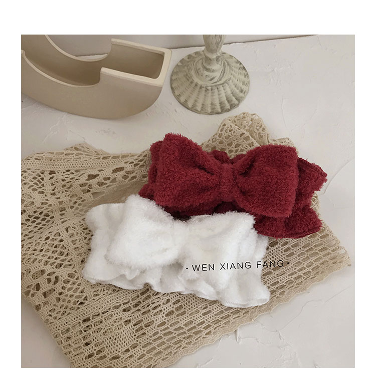 Sweet Bow Wide Side Wash Hair Band Simple Restraint Hair Band Headband Headwear display picture 1