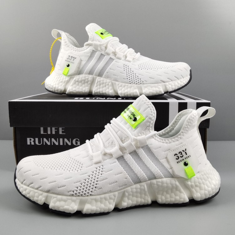 Pick the withdrawal cabinet cut tail list clearing reverse season men's shoes real explosive soft sole sneakers stepping on shit outdoor white running shoes