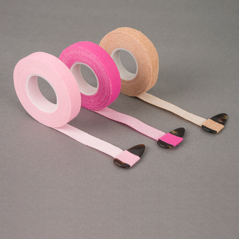 Guzheng Rubberized Fabric Pipa Fingernail Rubberized Fabric Breathable Comfort Rubberized Fabric Small Hole Children's Test Violin Color Pink Adhesive Tape