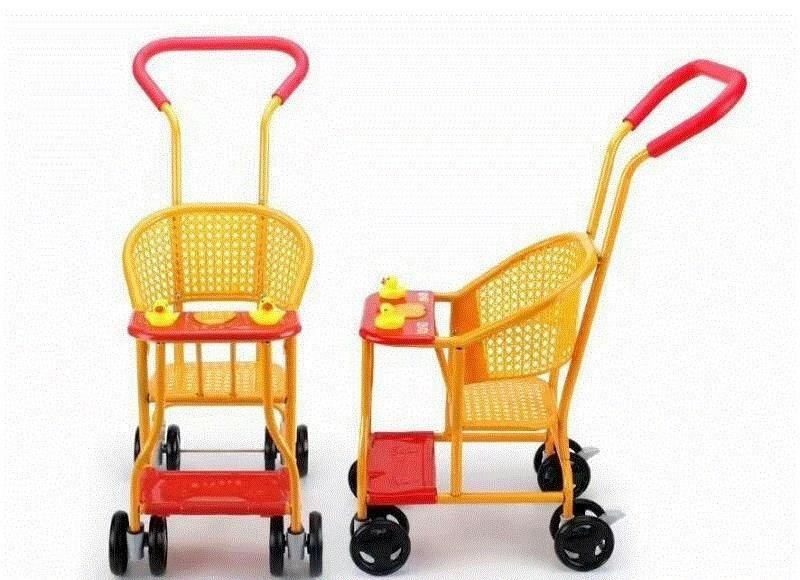 Bamboo Rattan Baby Rattan SIMPLE TROLLEY SUPER LIGHT SUMMER FOLD CHILDREN SMALL STROLLER BABY WITH CHAIR SUMMER COOL