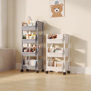 Snack trolley sofa side movable storage rack