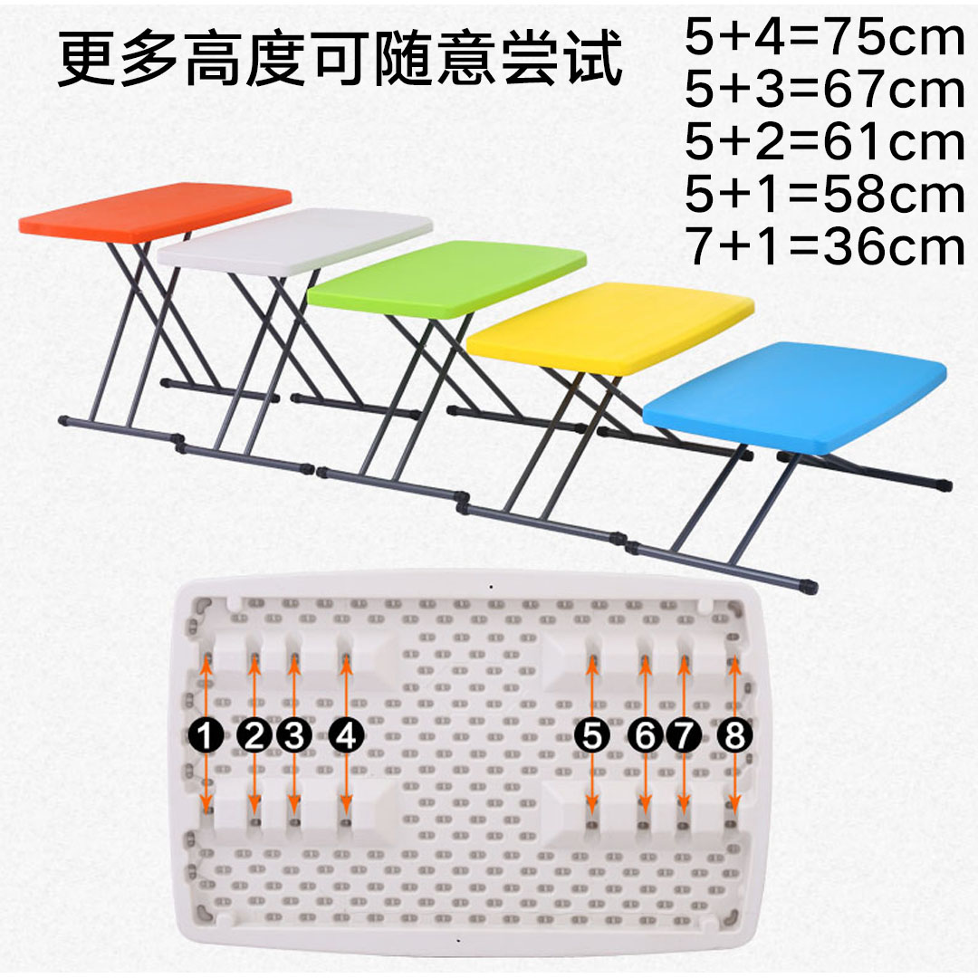 Bàn gấp và bàn gấp đơn giản bàn hộ gia đình nhỏ bàn nhỏ và bàn ăn học bàn di động ngoài trời bàn vuông - Bàn bàn làm việc xếp gọn