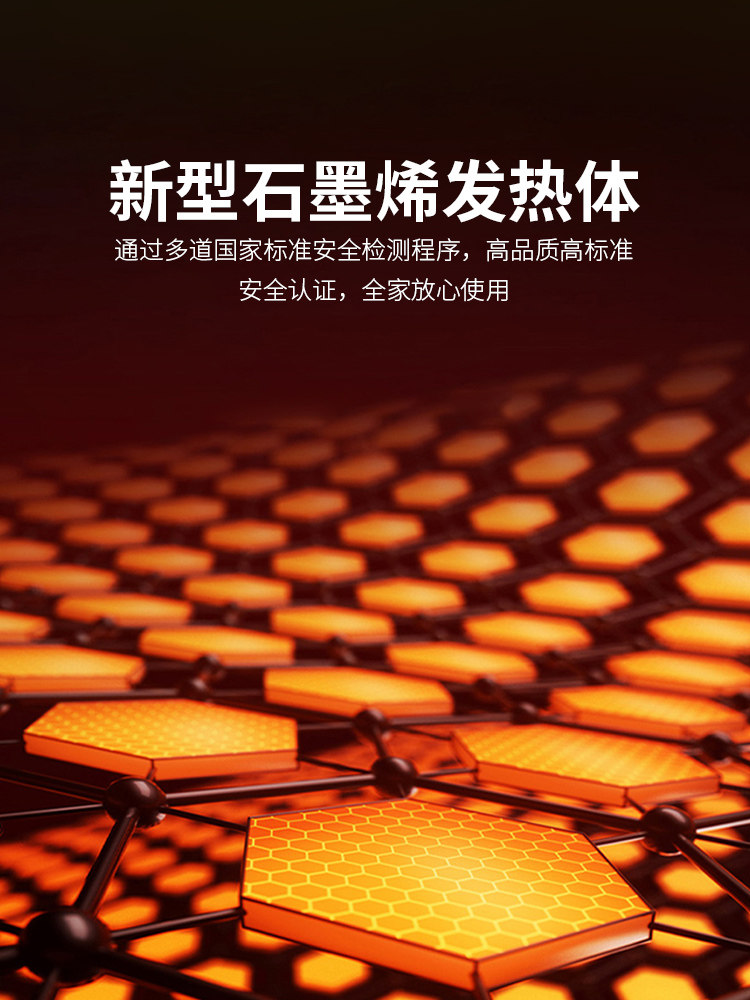 Caoao Korean Graphene Floor Heating Mat Living Room Heating Mat Carbon Crystal Electric Heating Carpet Cartoon Heating Mat for Home Use