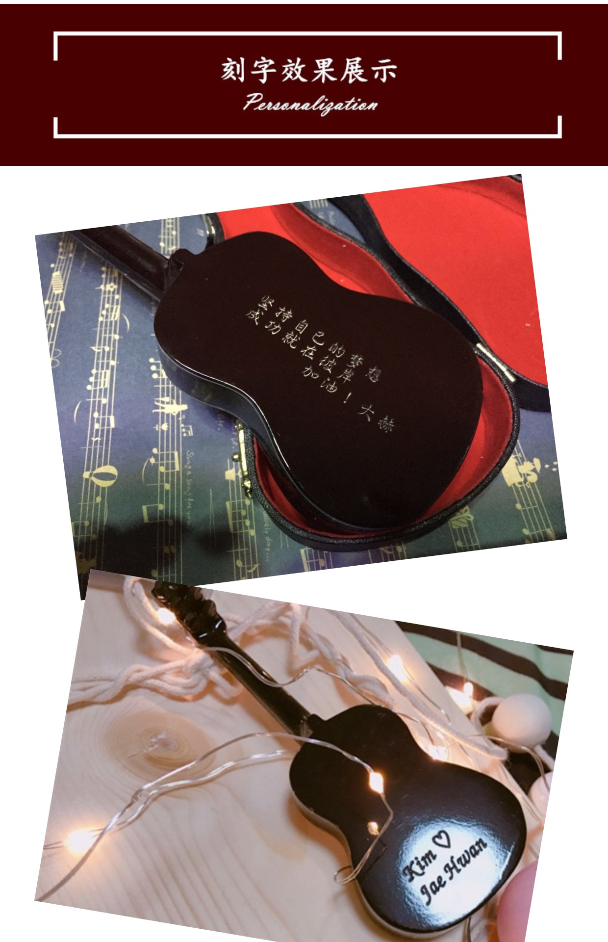Góc gỗ mini guitar mô hình âm nhạc trang trí nhạc cụ tốt nghiệp để gửi cho nam giới và bạn bè sinh nhật quà tặng ngày Valentine kệ tủ trang trí phòng khách