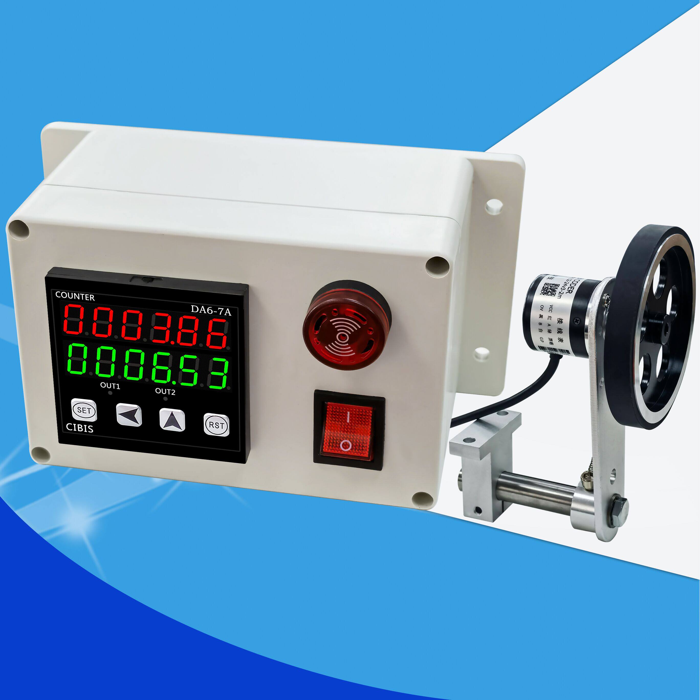 Meter-meter digital display electronic industrial sealing machine length inspection machine cable roller type high-precision intelligent automatic