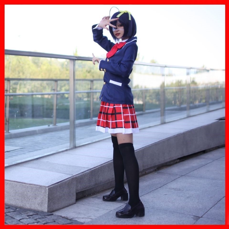 Birdie Tour Six Flowers Cos Two diseases also to talk about in love Cos suit Cartoon Costume Woman Jk Plaid Dress Cos Suit