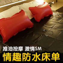 Sexy push oil massage tool sm props for couples flirting supplies foreplay teasing on waterproof sheets