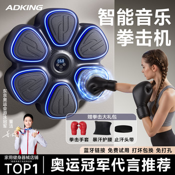 Smart Music Boxing Wall Target for Home Use, a Stress-Relief Tool for Adults and Children, Indoor Fitness Boxing Training Equipment