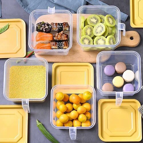 Home Fridge Intake Box Sealed Jars Fruit Food Food Grocery Kitchen Preservation Box Plastic Suit Rectangular