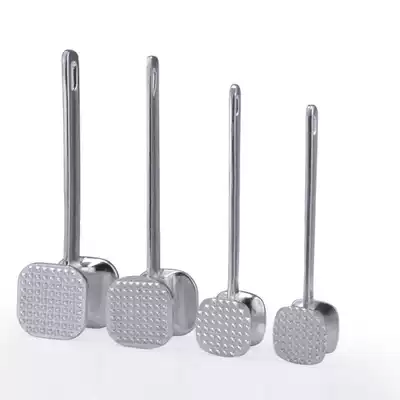 Household meat hammer steak hammer loose meat hammer all-aluminum hammer steak hammer large double-sided pork chop hammer aluminum alloy