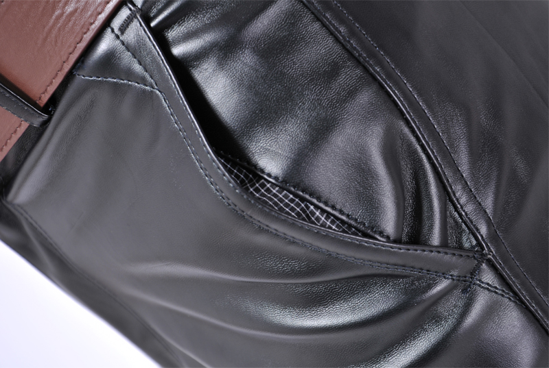 Pantalon cuir homme - Ref 1486690 Image 6