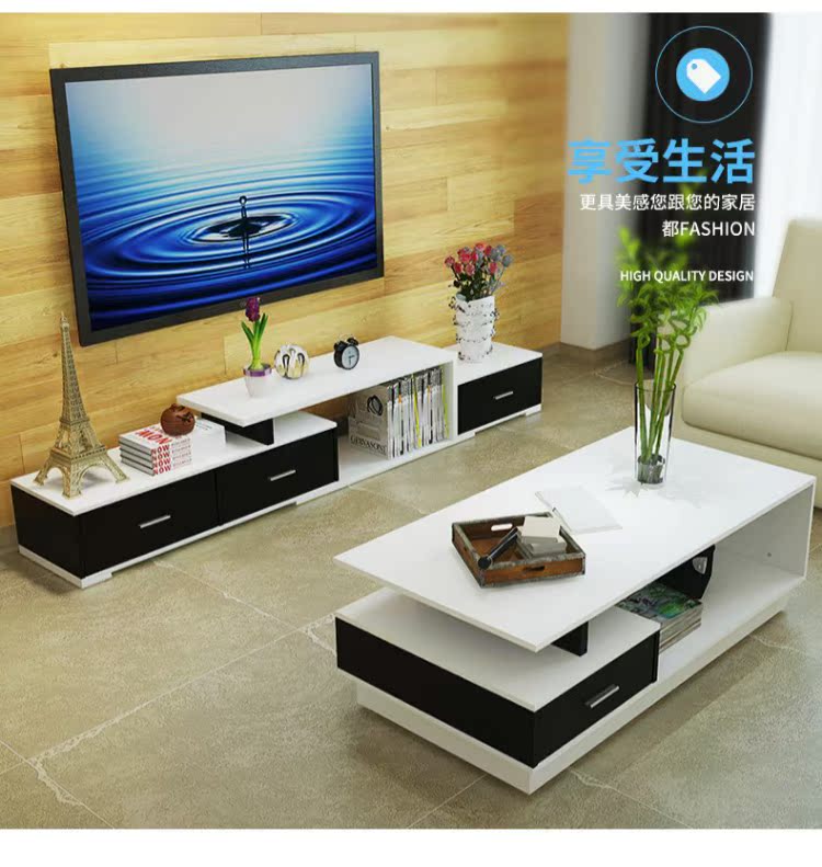 JF đơn giản hiện đại Châu Âu bàn cà phê TV kết hợp tủ TV tủ kính thiên văn sàn tủ phòng khách bộ đồ nội thất khuyến mãi - Đồ nội thất thiết kế sofa phòng khách