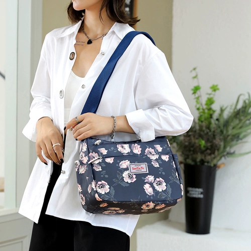 Вместительная и большая сумка через плечо, ткань оксфорд, коллекция 2023