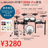 Новый!Black 580bk-Pro Double-Ceece Stepping on All Network Electronic Drum, чтобы отправить полный набор подарочных пакетов
