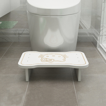 Childrens toilet stool pedal cushion footstool Foot Stool on a poop stool Toilet Assisted Squat Pit Theorist Footrest