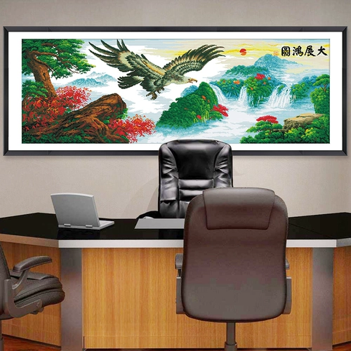 Da Zhan Hongtu Cross Emelcodery 2023 Новая вышитая гостиная гостиная.