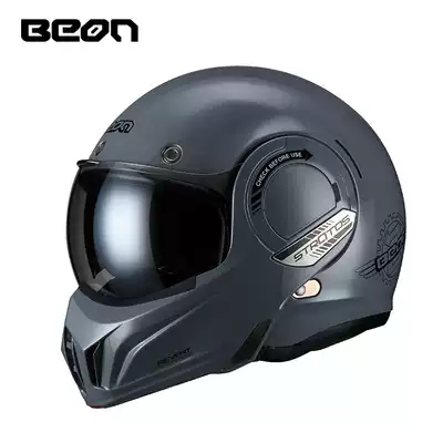 BEON helmet male locomotive retro locomotive unveiling helmet back somersaulting racing helmets Four Seasons General summer 3C certification