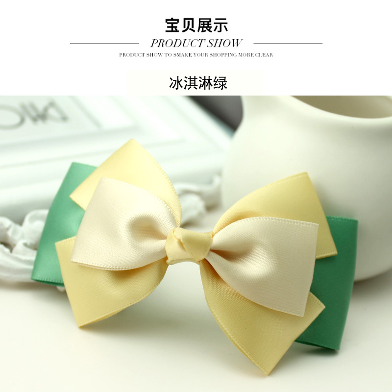 Joker kẹp tóc nơ phụ kiện tóc tinh khiết clip tóc màu trang sức hoa đầu Hàn Quốc clip đầu sợi tóc vòng tròn nhỏ tươi - Phụ kiện tóc phụ kiện tóc cho bé gái