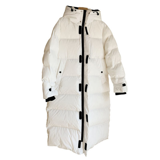 Down cotton-padded jacket for women 2023 winter new cotton-padded jacket Korean style mid-length knee-length cotton-padded jacket thick oversize student