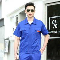 Топ королевского синего цвета с коротким рукавом и маленькой молнией