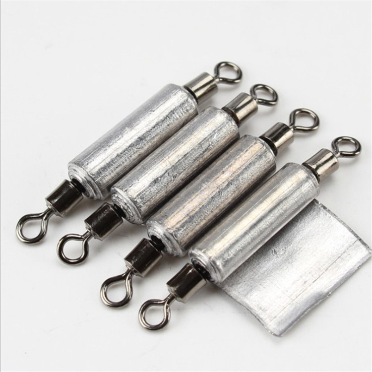 Open and closed fast lead line main item connector 8 sub-swivel lead pendant fishing counterweight packaging accessories 2-6 grams
