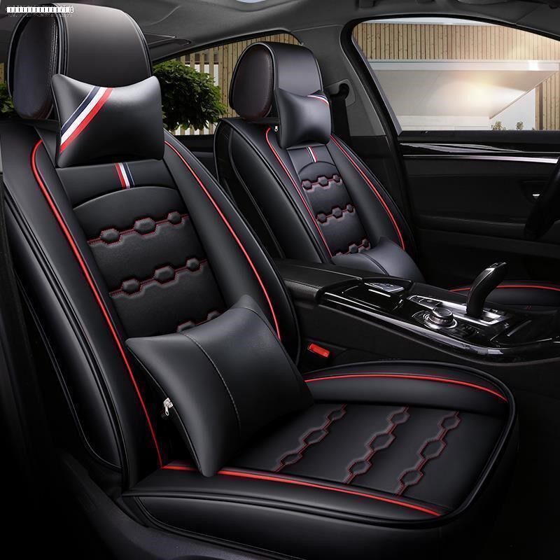 Thickened Pentarhomboong Light V Seat Sleeve Seven Seats Rongguang S Boom Light Small Card Lengthened Version Nine Leather Cushion Cover