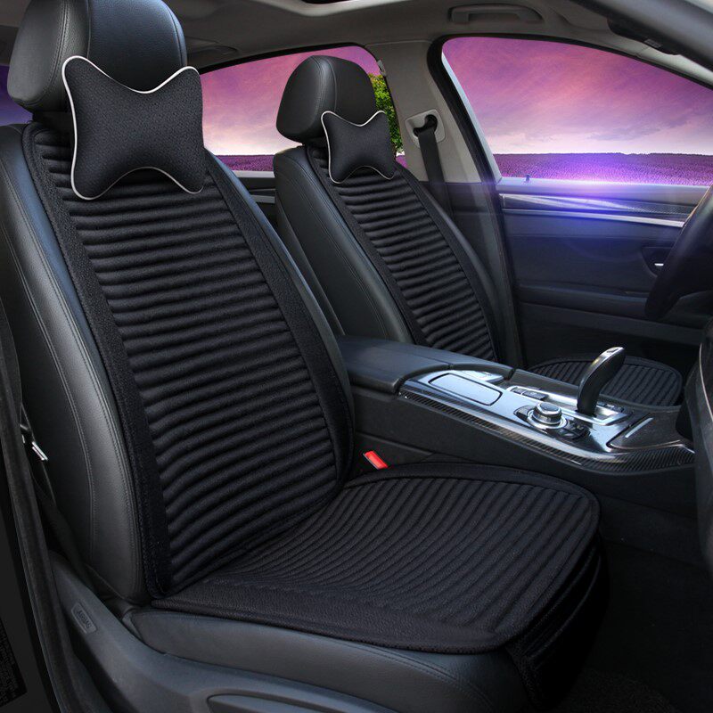 Car seat cushion four seasons universal linen fabric seat cover net red fully surrounded seat cover summer ice silk special seat cushion