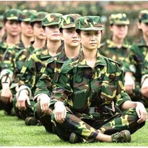 Summer thin camouflage suit jacket mens and womens tooling student military training uniform mens spring and autumn wear-resistant labor insurance work clothes