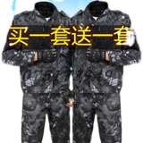 Камуфляжный комплект подходит для мужчин и женщин, дорожный износостойкий комбинезон, куртка, увеличенная толщина