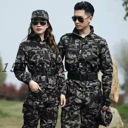 Осенний камуфляжный комплект, мужская износостойкая куртка для работы подходит для мужчин и женщин, увеличенная толщина