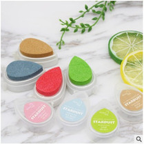 Rubber stamp brick special ink mud drop Pearl series stamp 32 color SD ink pad new 514