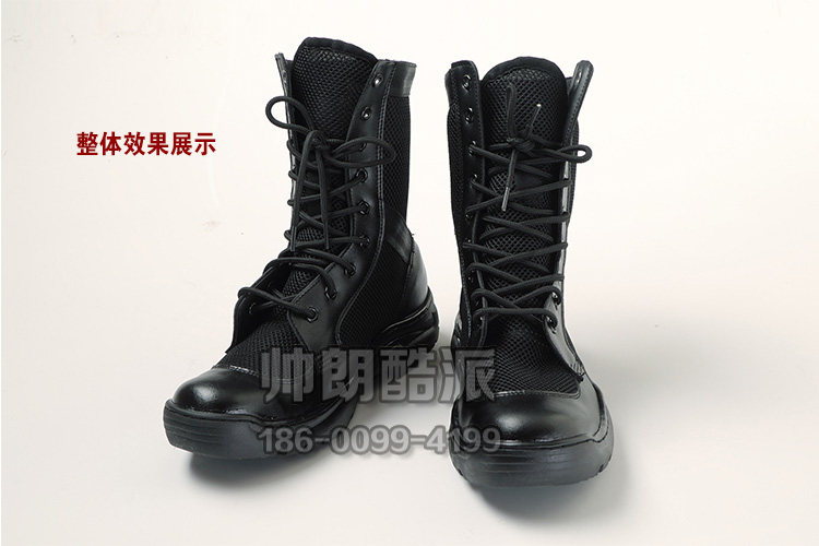 Boots militaires KUPAI en cuir - respirant - Ref 1402441 Image 13