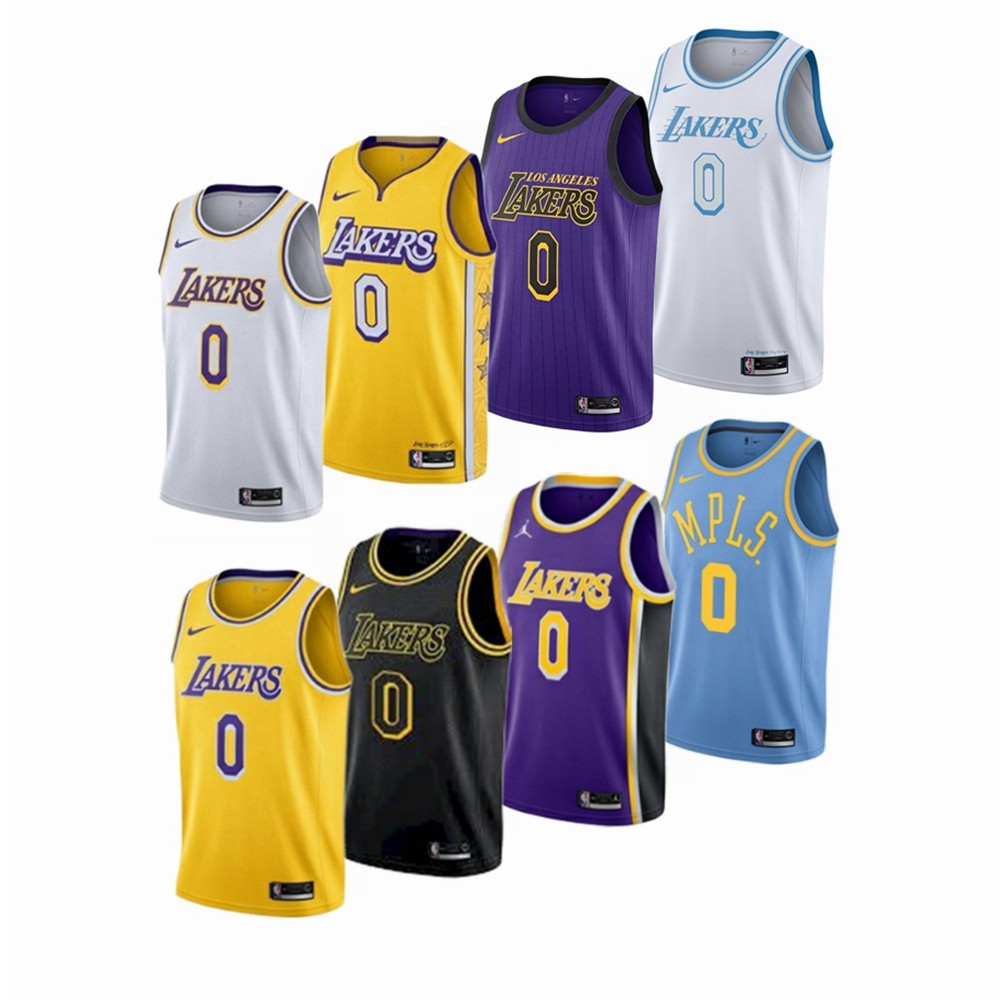 Cool City Authentic NIKE Nike Kuzma KUZMA Lakers No. 0 League Team SW  Jersey CW3669-735