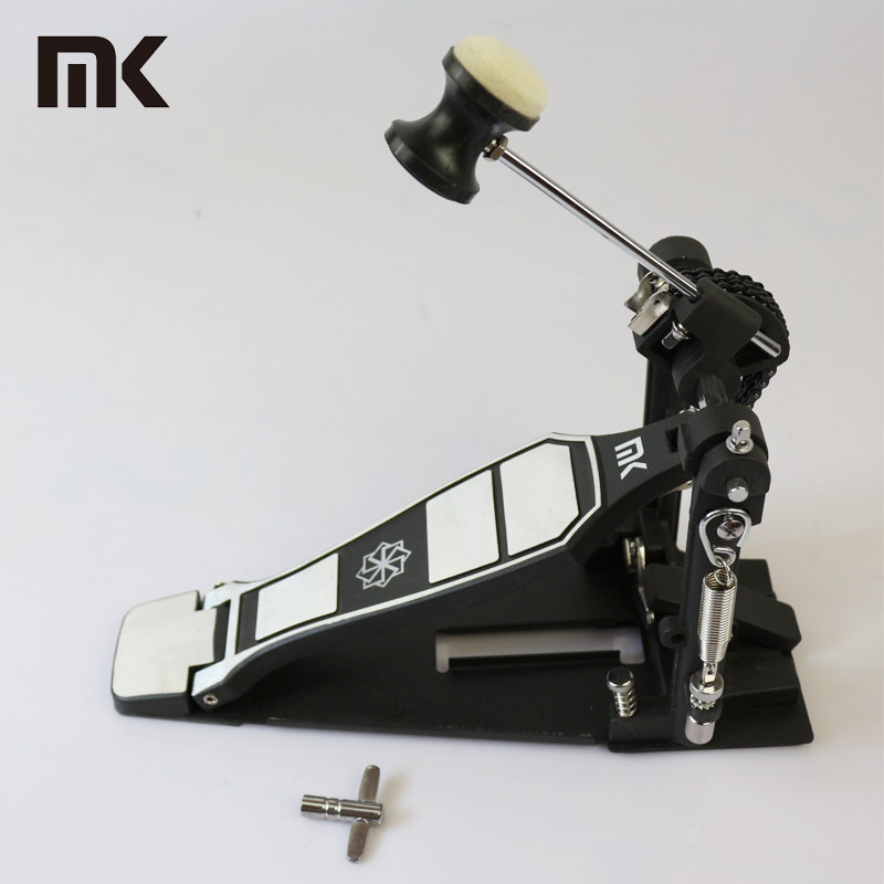 MK Single Step Drum Jazz Drum electronic drum Single Step Thickened Zinc Aluminum Alloy Foot Pedal