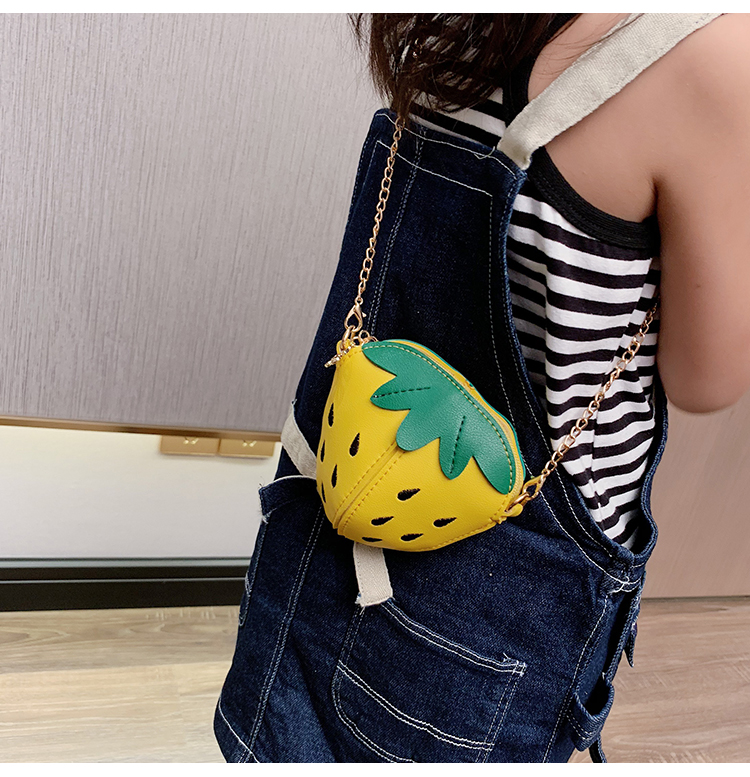 Trẻ em mới Messenger túi hoạt hình cô gái trái cây túi công chúa thời trang túi bé trai túi nhỏ thủy triều - Túi bé / Ba lô / Hành lý vali kéo cho bé