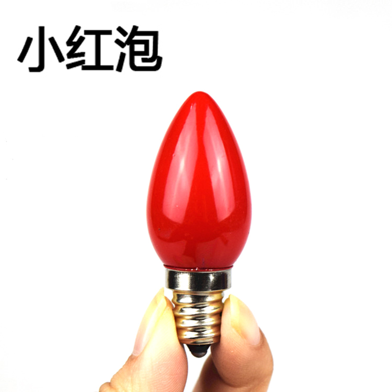 Buddha's front small bulb Electric candle Shentai Lotus lamp chaetheon red light bulbs led for Buddhist candles and electric incense