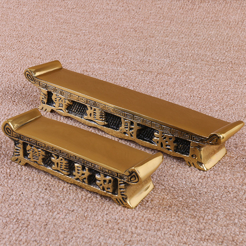 Buddha hall supplies Buddha copper wine cup Teacup for cup base for table Worship God Lucky treasure Landlord tea wine tribute Taiwan trust