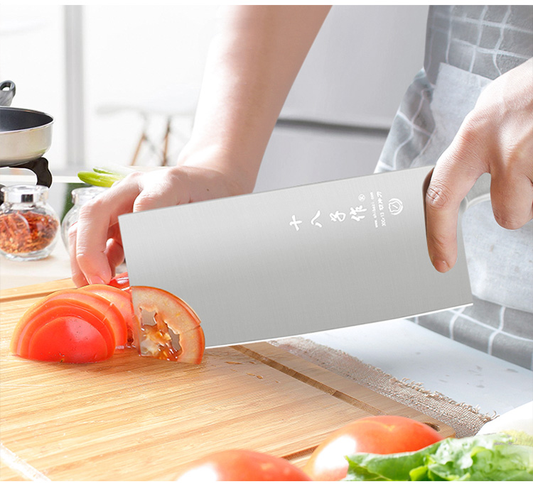 Dao nhà bếp 18 món bằng thép không gỉ dụng cụ nhà bếp đặt cắt thịt cắt xương Dương Giang 18 dao làm bếp vật dụng nhà bếp