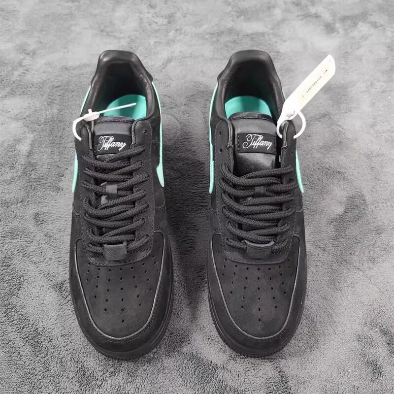 Tiffany Black Green X Nk Collaboration Men's and Women's Sneakers Low 1837 Retro Casual Shoes Dz1382-001