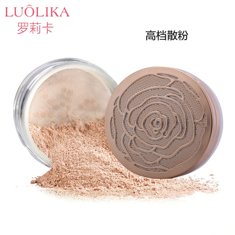 Chính hãng Lorica Rose Lightweight and Traceless Star Loose Powder Breathable Loose Powder Oil Control Moisturizing Makeup Powder - Quyền lực