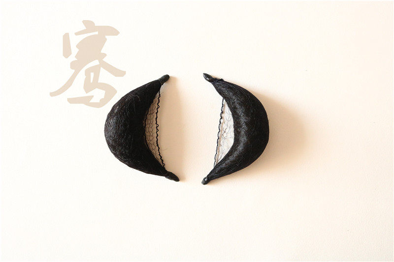 Dragon girl cos Child fairy Ancient shape ancient costume Hanfu pad hair messy silk horn hair bag bun pad hair stick
